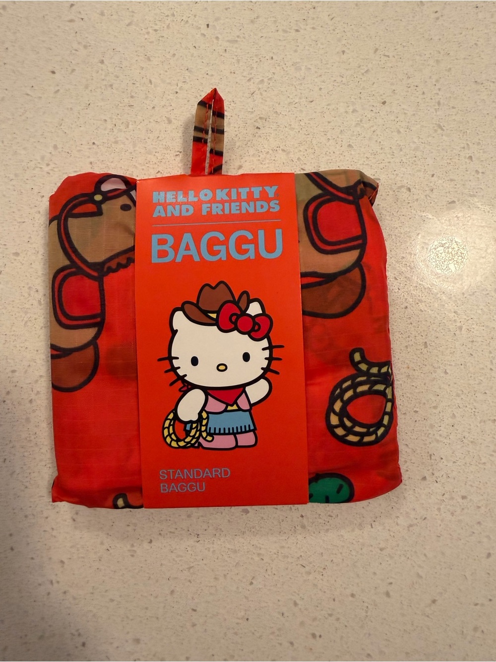 BAGGU Red Hello Kitty and Friends Western Standard Baggu Bag